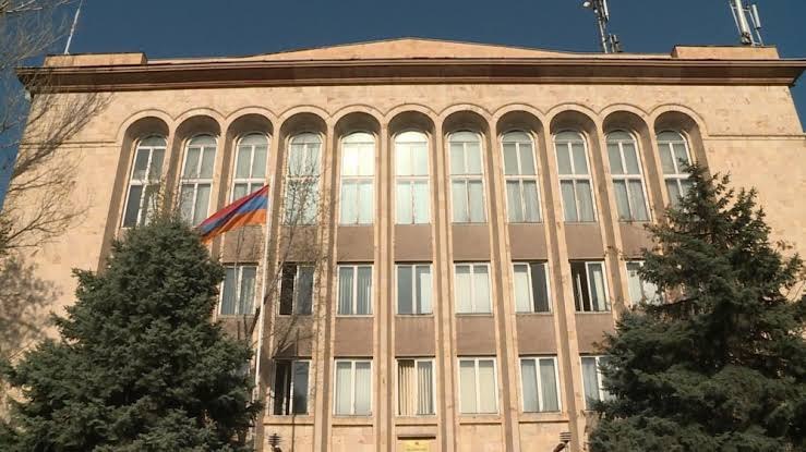 Здание Конституционного суда Армении в Ереване, где будет объявлено решение по выборам