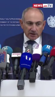 Никол Пашинян выступает с заявлением о ЕАЭС