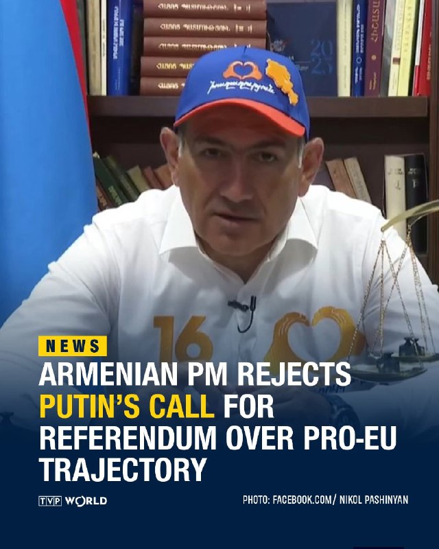 Никол Пашинян и Владимир Путин: отказ от референдума в Армении.