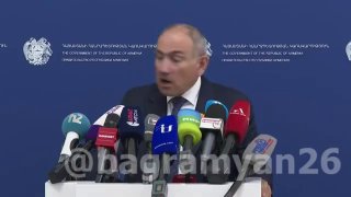 Никол Пашинян выступает с заявлением о национализации Араратцемента в Ереване