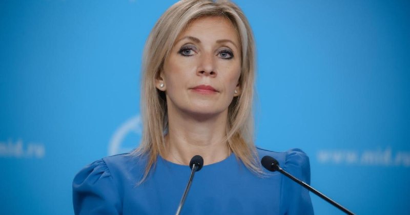 Мария Захарова на брифинге, Аджапняк