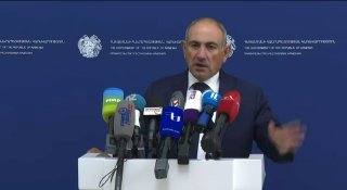 Никол Пашинян выступает с заявлением о проекте TRIPP в Ереване