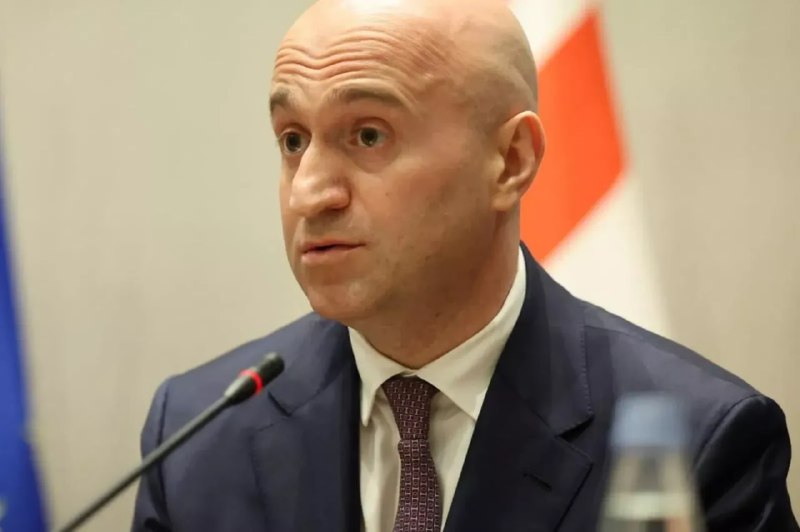 Министр внутренних дел Грузии Сулхан Тамазашвили на официальном мероприятии