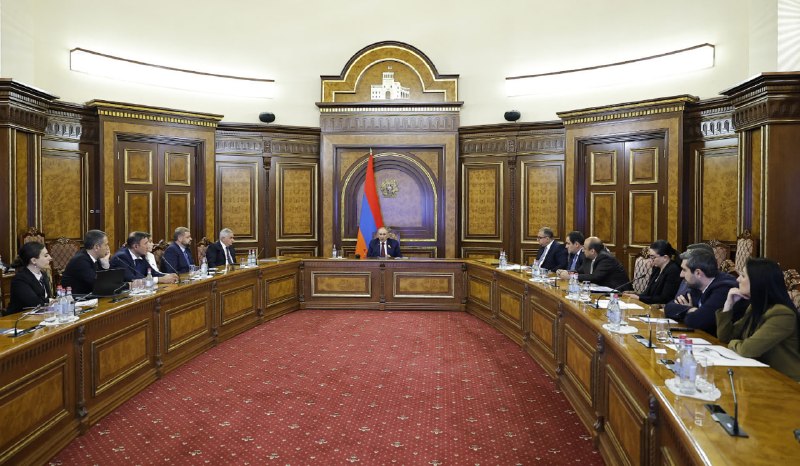 Консультации в правительстве Армении под председательством Никола Пашиняна по реформе регистрации недвижимости