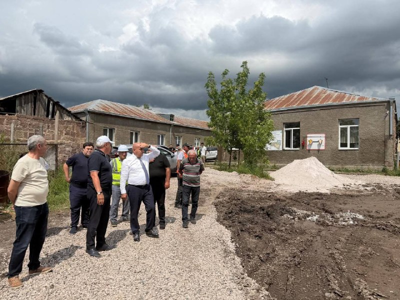 Строительство школы в Артике, Армения, программа 300 школ 500 детских садов
