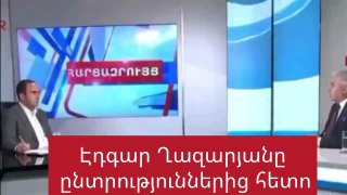 Фото Эдгара Казаряна на избирательном участке в Аджапняке, Ереван, до и после выборов