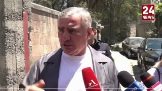 Самвел Карапетян на выборах в Аджапняке, Ереван