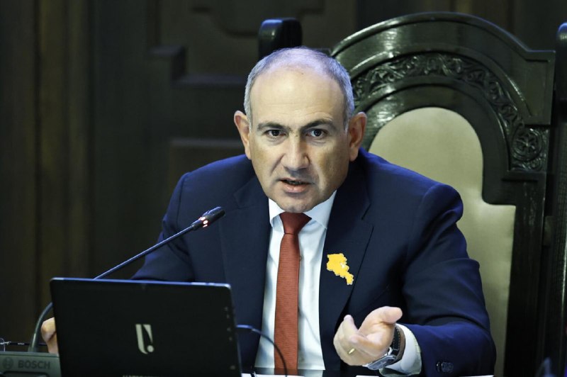 Никол Пашинян на заседании правительства Армении