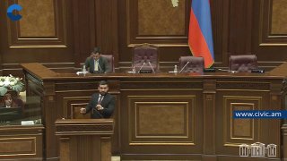 Заседание Национального собрания Армении, депутаты покидают зал, Ереван